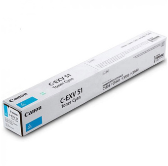 Тонер Canon C-EXV51C 0482С002 голубой туба для копира iR-ADV C5535/5535i/5540i/5550i/5560ii MFP - купить недорого с доставкой в интернет-магазине