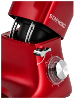 Миксер планетарный Starwind SPM7165 1600Вт красный - купить недорого с доставкой в интернет-магазине