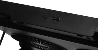 Подставка для ноутбука Digma D-NCP170-2x110 18" 400x288x45мм 52дБ 2xUSB 2x 110ммFAN 1100г Fan-control металл/пластик черный - купить недорого с доставкой в интернет-магазине