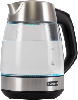 Чайник электрический Rondell RDE-1004 1.7л. 2200Вт корпус: стекло/металл - цена, купить или заказать с доставкой в интернет-магазине Чайник электрический Rondell RDE-1004 1.7л. 2200Вт корпус: стекло/металл - купить недорого с доставкой в интернет-магазине