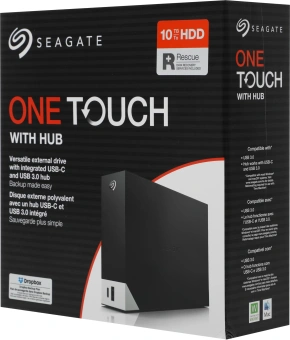 Жесткий диск Seagate USB3.0 10TB STLC10000400 One Touch 3.5" черный - купить недорого с доставкой в интернет-магазине