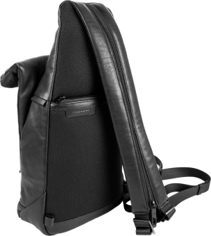 Рюкзак слинг Piquadro Harper CA6784AP/N черный натур.кожа - купить недорого с доставкой в интернет-магазине