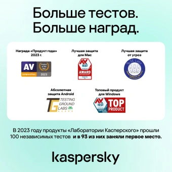 Программное Обеспечение Kaspersky Standard 1-Device 1 year Base Card (KL1041ROAFS) - купить недорого с доставкой в интернет-магазине