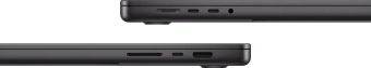 Ноутбук Apple MacBook Pro A3403 M4 Pro 14 core 24Gb SSD512Gb/20 core GPU 16.2" Liquid Retina XDR (3456x2234) Mac OS black WiFi BT Cam (MX2X3HN/A) - купить недорого с доставкой в интернет-магазине