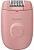 Эпилятор Philips BRE229/00 скор.:1 насад.:2 от электр.сети розовый
