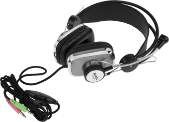 Наушники с микрофоном Sven AP-600 черный 2.2м накладные оголовье (SV-0410600) - купить недорого с доставкой в интернет-магазине