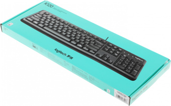 Клавиатура Logitech K120 черный USB (920-002583) - купить недорого с доставкой в интернет-магазине