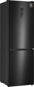 Холодильник Weissgauff WRK 185 Total NoFrost Inverter Black 2-хкамерн. черный инвертер - купить недорого с доставкой в интернет-магазине