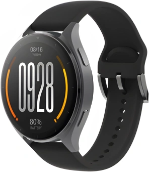 Смарт-часы Xiaomi Watch 2 46мм 1.43" AMOLED корп.черный рем.черный разм.брасл.:140-210мм (BHR8035GL) - купить недорого с доставкой в интернет-магазине