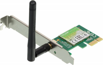 Сетевой адаптер Wi-Fi TP-Link TL-WN781ND N150 PCI Express (ант.внеш.съем) 1ант. - купить недорого с доставкой в интернет-магазине