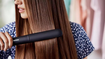 Выпрямитель Philips BHS376/00 черный макс.темп.:230С покрытие:керамическое - купить недорого с доставкой в интернет-магазине