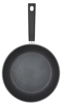 Сковорода Rondell Mustang RDA-599 круглая 28см покрытие: Xylan Plus ручка несъемная (без крышки) черный - купить недорого с доставкой в интернет-магазине