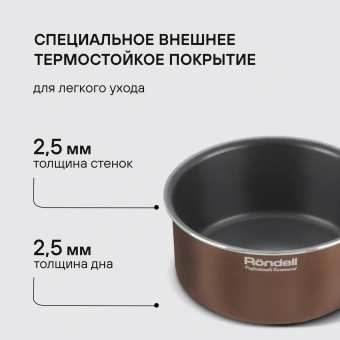 Набор посуды Rondell Kortado RDA-1012 5 предметов - купить недорого с доставкой в интернет-магазине