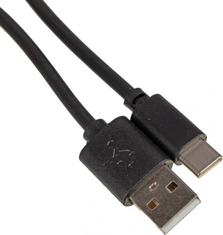 Кабель USB (m)-USB Type-C (m) 1м черный - купить недорого с доставкой в интернет-магазине