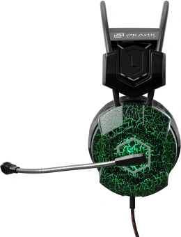 Наушники с микрофоном Оклик HS-L500G TOXIC черный 2.2м мониторные оголовье (472656) - купить недорого с доставкой в интернет-магазине