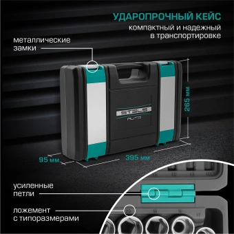 Набор инструментов Stels 14105 82 предмета (жесткий кейс) - купить недорого с доставкой в интернет-магазине