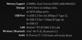 Материнская плата MSI PRO Z790-S WIFI Soc-1700 Intel Z790 4xDDR5 ATX AC`97 8ch(7.1) 2.5Gg RAID+HDMI+DP - купить недорого с доставкой в интернет-магазине