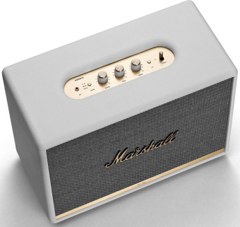 Колонка порт. Marshall Woburn II белый/золотистый 130W 2.1 BT/3.5Jack 10м - купить недорого с доставкой в интернет-магазине