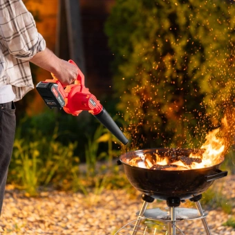 Воздуходувка-пылесос MTX LB-185 пит.:от аккум. красный/черный - купить недорого с доставкой в интернет-магазине