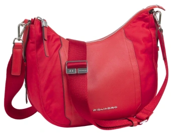 Сумка женская Piquadro Lyra BD6657W92T/R красная ткань/натур.кожа - купить недорого с доставкой в интернет-магазине