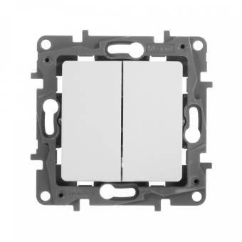 Выключатель Legrand Etika скрыт. 2кл. IP20 белый (672202) - купить недорого с доставкой в интернет-магазине