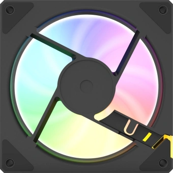 Вентилятор для корпуса Bloody CF-11 LCD ARGB 120х120x25 черный 4-pin 32дБ (упак.:1шт) (CF-11-ARGB120-BK) Ret - купить недорого с доставкой в интернет-магазине