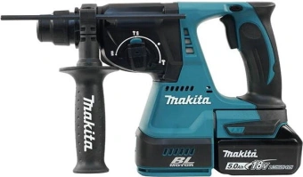 Перфоратор Makita DHR242RT патрон:SDS-plus уд.:2.4Дж аккум. (кейс в комплекте) - купить недорого с доставкой в интернет-магазине