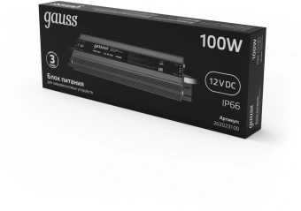 Блок питания Gauss для лен.светод. (202023100) - купить недорого с доставкой в интернет-магазине