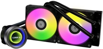 Система водяного охлаждения Lian-Li Galahad II Trinity 240 ARGB Soc-AM5/AM4/1200/1700/1851 черный30dB Al+Cu Ret (G89.GA2T24B.00) - купить недорого с доставкой в интернет-магазине
