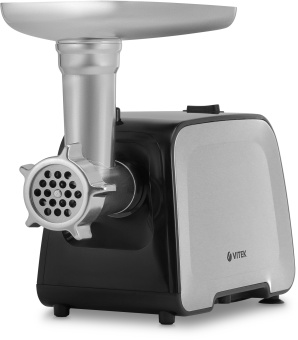 Мясорубка Vitek VT-3646 2000Вт стальной/черный - купить недорого с доставкой в интернет-магазине