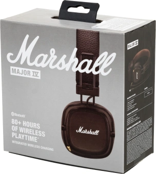 Гарнитура накладные Marshall Major IV коричневый беспроводные bluetooth оголовье (1006127) - купить недорого с доставкой в интернет-магазине