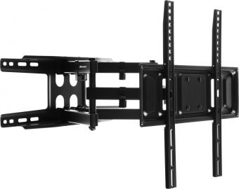 Кронштейн для телевизора Ultramounts UM908 черный 32"-75" макс.40кг настенный поворотно-выдвижной и наклонный - купить недорого с доставкой в интернет-магазине