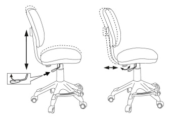 Кресло детское Бюрократ CH-W204/F мультиколор алфавит крестов. пластик подст.для ног пластик белый - купить недорого с доставкой в интернет-магазине