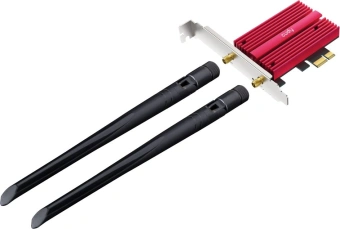 Сетевая карта Wi-Fi + Bluetooth Cudy WE9300 BE9300 PCI Express x1 (ант.внеш.съем) 2ант. - купить недорого с доставкой в интернет-магазине