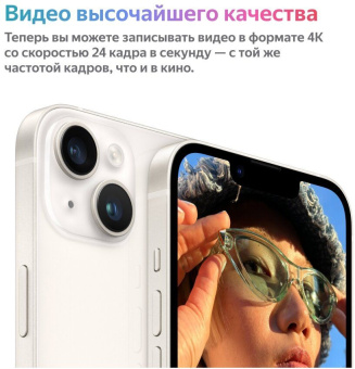 Смартфон Apple A2882 iPhone 14 256Gb 6Gb темная ночь моноблок 3G 4G 1Sim 6.1" 1170x2532 iOS 15 12Mpix 802.11 a/b/g/n/ac/ax NFC GPS GSM900/1800 GSM1900 Protect - купить недорого с доставкой в интернет-магазине