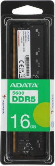 Память DDR5 16GB 5600MHz A-Data AD5U560016G-S RTL PC5-44800 CL46 DIMM 288-pin 1.1В single rank Ret - купить недорого с доставкой в интернет-магазине