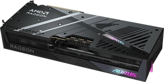Видеокарта Gigabyte PCI-E GV-R9070XT AORUS E-16GD 1.0 AMD Radeon RX 9070XT 16Gb 256bit GDDR6 2570/20000 HDMIx2 DPx2 HDCP Ret - купить недорого с доставкой в интернет-магазине