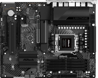 Материнская плата Asrock X670E PG LIGHTNING SocketAM5 AMD X670 4xDDR5 ATX AC`97 8ch(7.1) 2.5Gg RAID+HDMI - купить недорого с доставкой в интернет-магазине