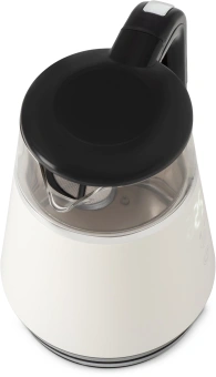 Чайник электрический Hyundai HYK-G3013 1.0л. 1100Вт белый/черный корпус: стекло - купить недорого с доставкой в интернет-магазине