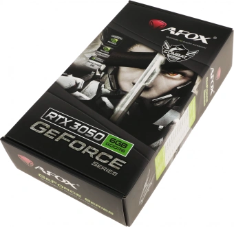 Видеокарта Afox PCI-E 4.0 AF3050-6GD6H5 NVIDIA GeForce RTX 3050 6Gb 96bit GDDR6 1042/14000 DVIx1 HDMIx1 DPx1 HDCP Ret - купить недорого с доставкой в интернет-магазине