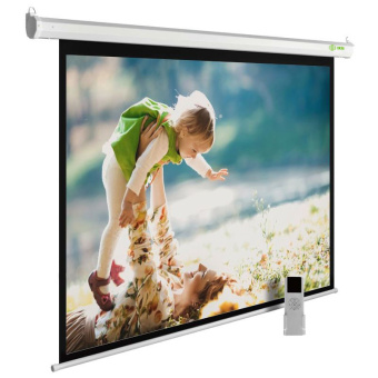 Экран Cactus 139" 188x300см SIlverMotoExpert CS-PSSME-300X188-WT 16:10 настенно-потолочный рулонный белый (моторизованный привод) - купить недорого с доставкой в интернет-магазине