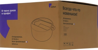 Отпариватель ручной Kitfort КТ-9110-1 2180Вт белый/фиолетовый - купить недорого с доставкой в интернет-магазине