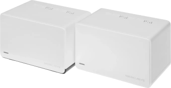 Бесшовный Mesh роутер Mercusys Halo H85X (HALO H85X(2-PACK)) AX3000 10/100/1000/2500BASE-T белый (упак.:2шт) - купить недорого с доставкой в интернет-магазине