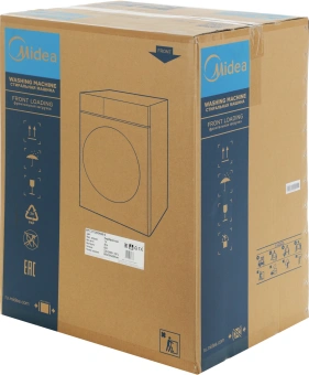 Стиральная машина Midea MFC3712BSW40/S класс: A загр.фронтальная макс.:7кг темно-серебристый инвертор - купить недорого с доставкой в интернет-магазине