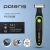 Триммер Polaris PHC 0303RB черный/зеленый 240Вт (насадок в компл:3шт) - купить недорого с доставкой в интернет-магазине