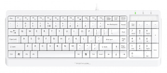 Клавиатура A4Tech Fstyler FK15 белый USB (FK15 WHITE) - купить недорого с доставкой в интернет-магазине