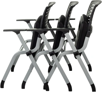 Стул Бюрократ X-Click черный на ножках металл серый - купить недорого с доставкой в интернет-магазине