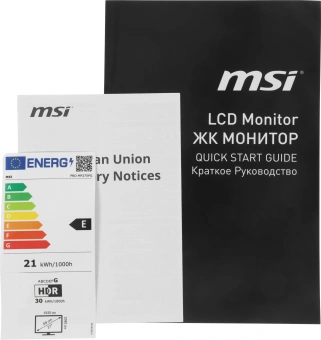 Монитор MSI 27" Pro MP275PG черный IPS LED 16:9 HDMI M/M матовая HAS Piv 300cd 178гр/178гр 1920x1080 100Hz VGA DP FHD 6.03кг - купить недорого с доставкой в интернет-магазине