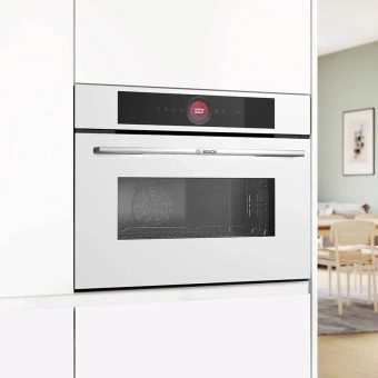 Духовой шкаф Электрический Bosch CMG7241W1 белый - купить недорого с доставкой в интернет-магазине