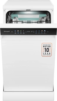 Посудомоечная машина Weissgauff DW 4539 Inverter Touch AutoOpen белый (узкая) - купить недорого с доставкой в интернет-магазине